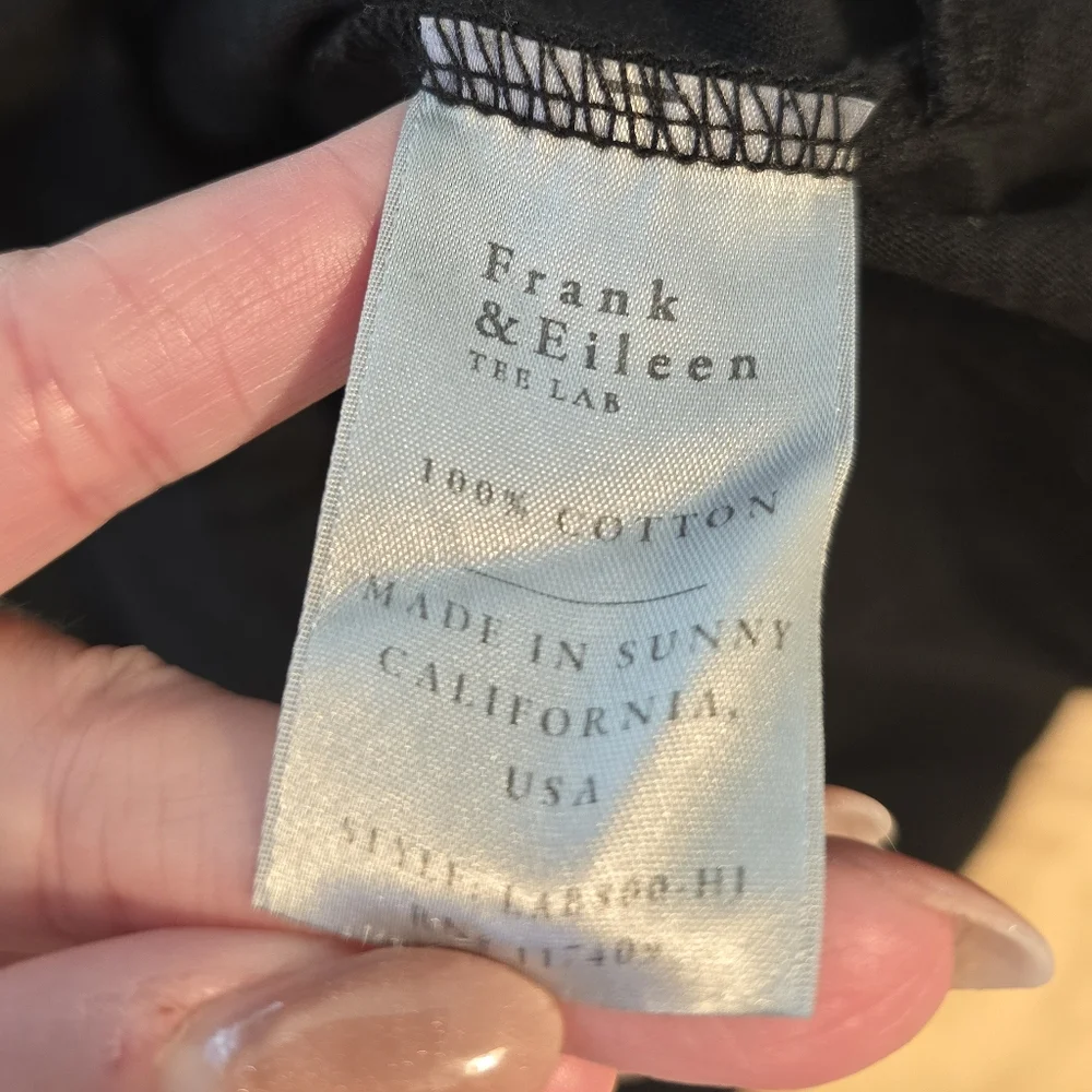 Frank & Eileen Jersey Jumpsuit Black Size Small